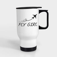 Thumbnail for Just Fly It & Fly Girl Designed Travel Mugs (With Holder)