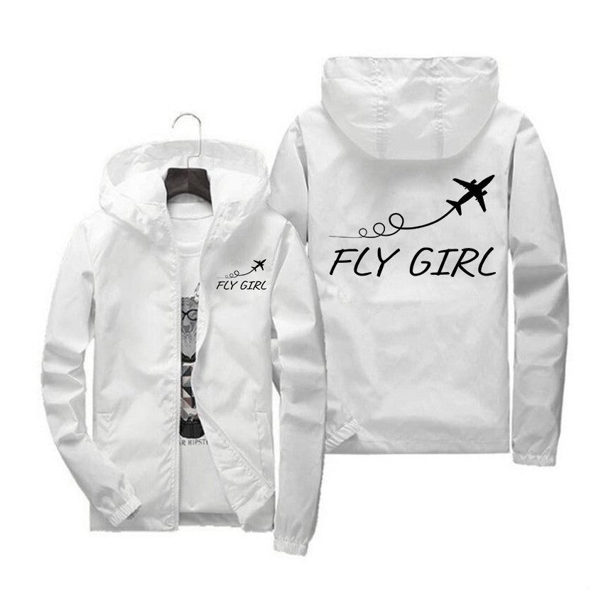 Just Fly It & Fly Girl Designed Windbreaker Jackets