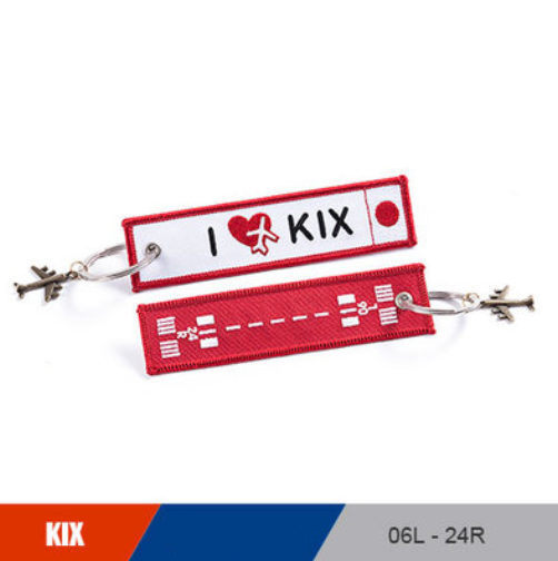 Kansai (KIX) Airport & Runway Designed Key Chain