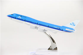KLM Royal Dutch Airlines Boeing 747 Airplane Model (16CM)