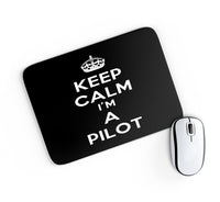 Thumbnail for Keep Calm I'm a Pilot Designed Mouse Pads