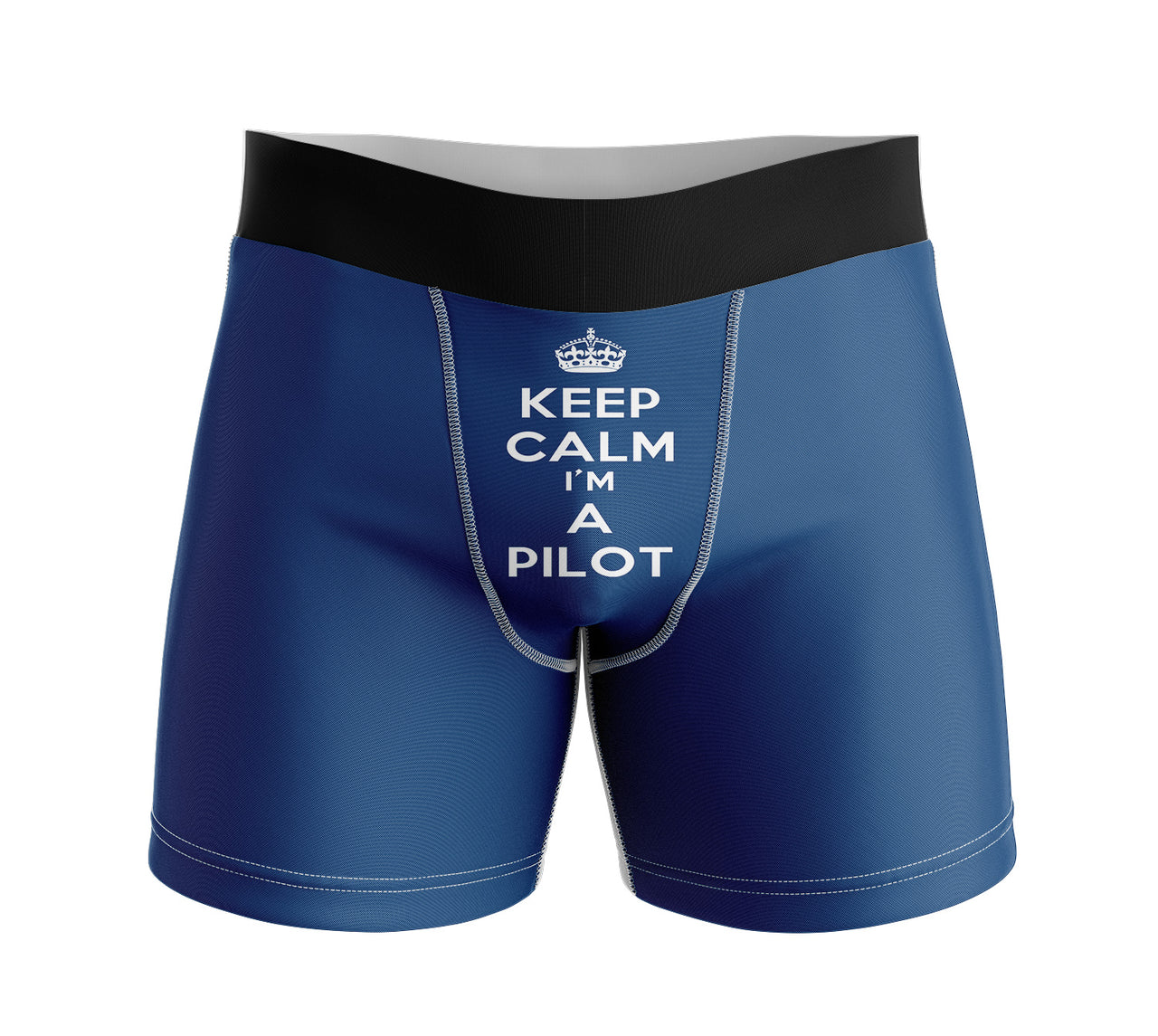 Keep Calm I'm a Pilot Designed Men Boxers