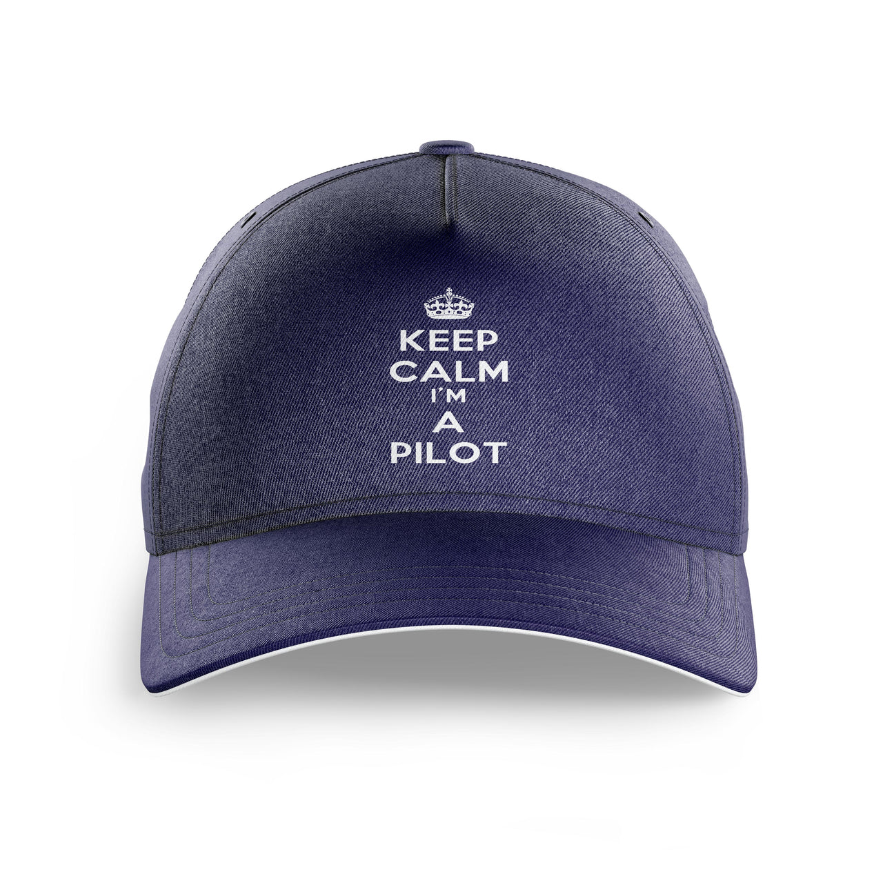 Keep Calm I'm a Pilot Printed Hats