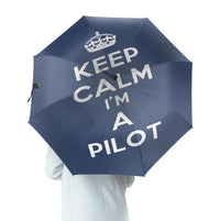 Thumbnail for Keep Calm I'm a Pilot Designed Umbrella