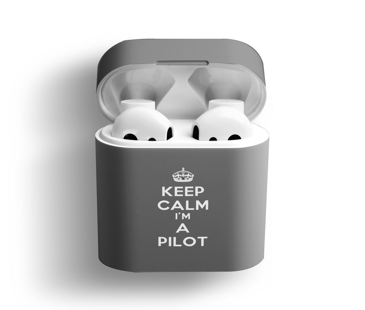 Keep Calm I'm a Pilot Designed AirPods  Cases