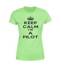 Thumbnail for Keep Calm I'm a Pilot Designed Women T-Shirts
