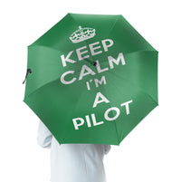 Thumbnail for Keep Calm I'm a Pilot Designed Umbrella