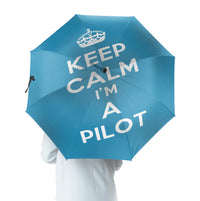 Thumbnail for Keep Calm I'm a Pilot Designed Umbrella