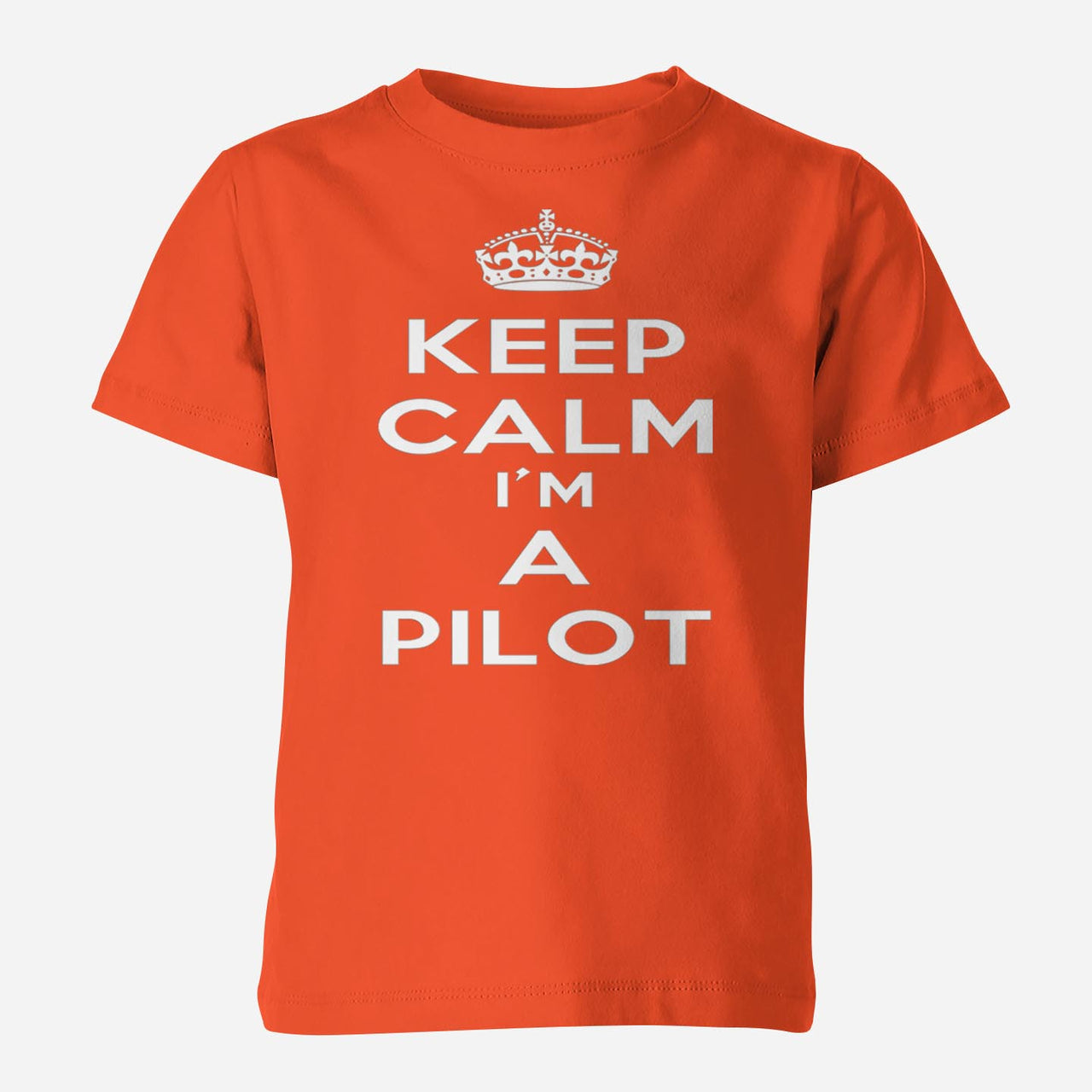 Keep Calm I'm a Pilot Designed Children T-Shirts
