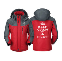 Thumbnail for Keep Calm I'm a Pilot Designed Thick Winter Jackets