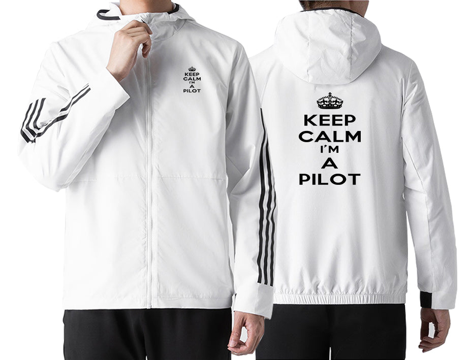 Keep Calm I'm a Pilot Designed Sport Style Jackets
