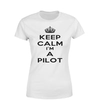 Thumbnail for Keep Calm I'm a Pilot Designed Women T-Shirts