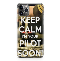 Thumbnail for Keep Calm I'm your Pilot Soon Printed iPhone Cases