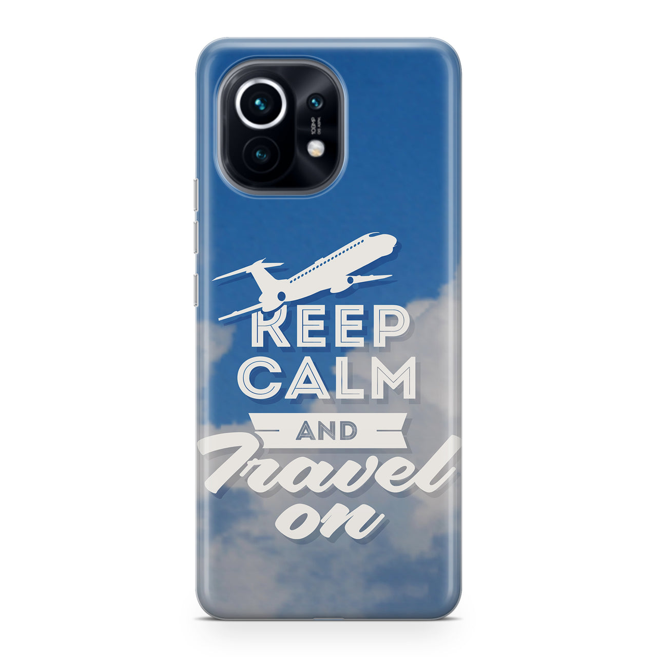 Keep Calm and Travel On Designed Xiaomi Cases