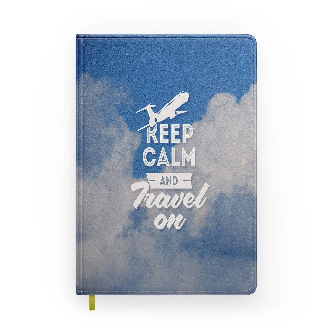 Keep Calm and Travel On Designed Notebooks