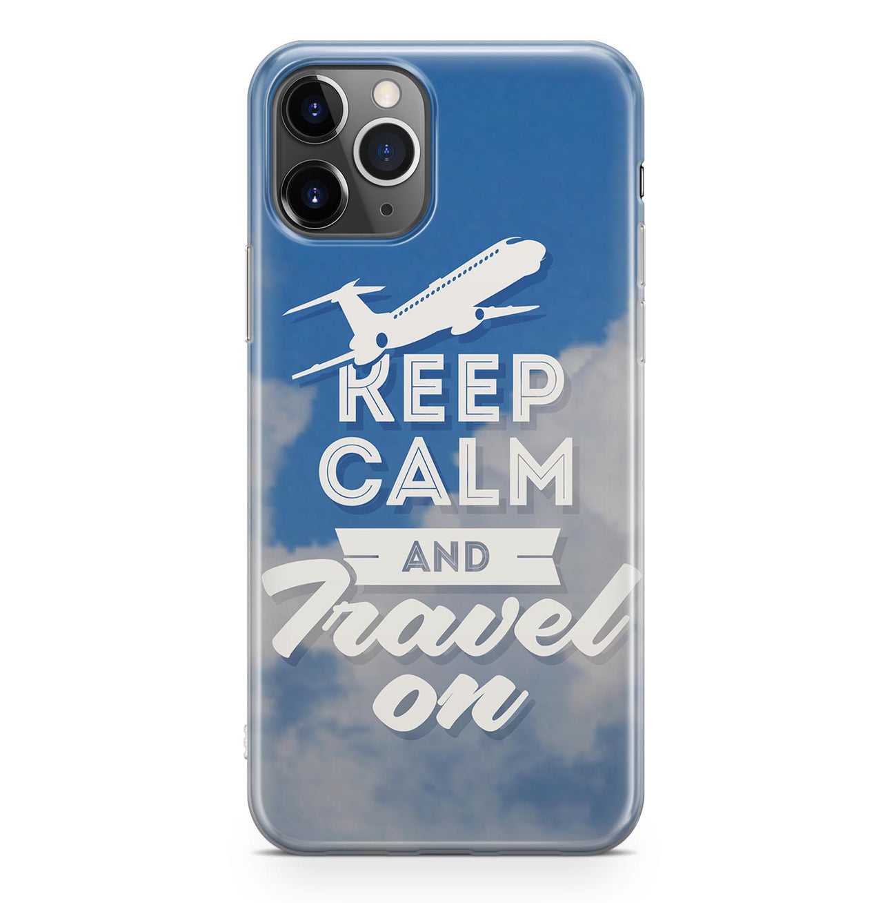 Keep Calm and Travel On Designed iPhone Cases