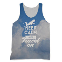 Thumbnail for Keep Calm and Travel On Designed 3D Tank Tops
