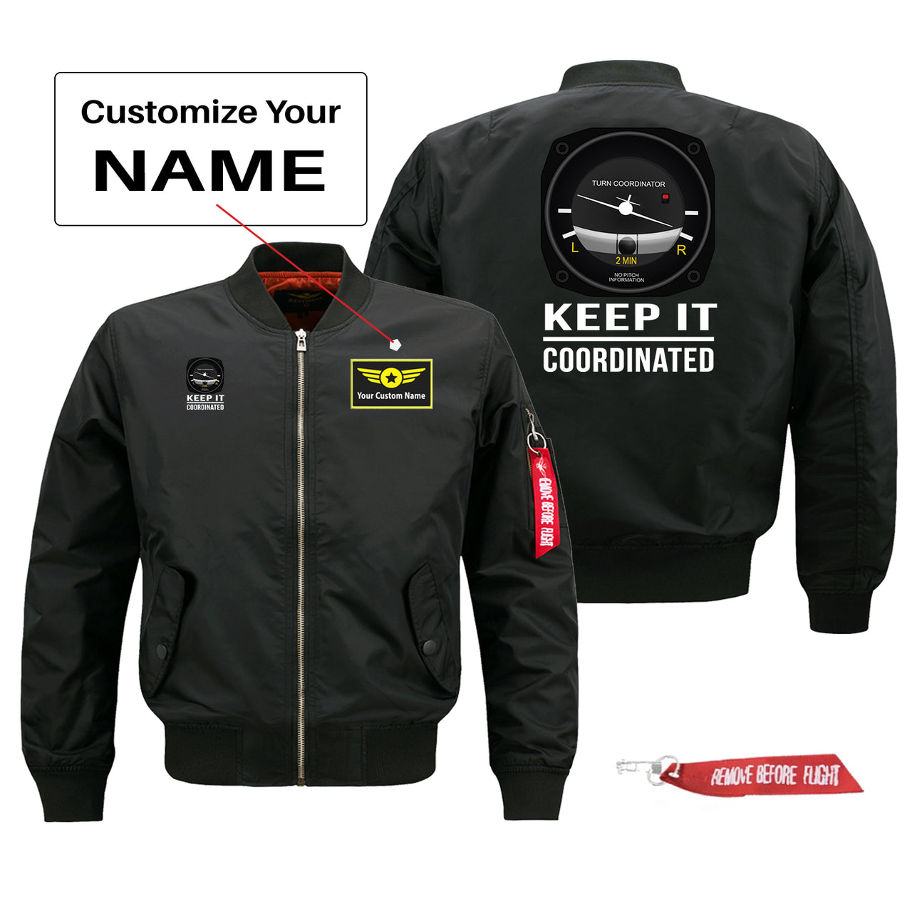 Keep It Coordinated Designed Pilot Jackets (Customizable)