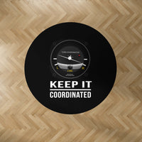 Thumbnail for Keep It Coordinated Designed Carpet & Floor Mats (Round)