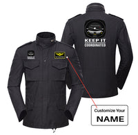 Thumbnail for Keep It Coordinated Designed Military Coats