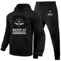 Thumbnail for Keep It Coordinated Designed Hoodies & Sweatpants Set