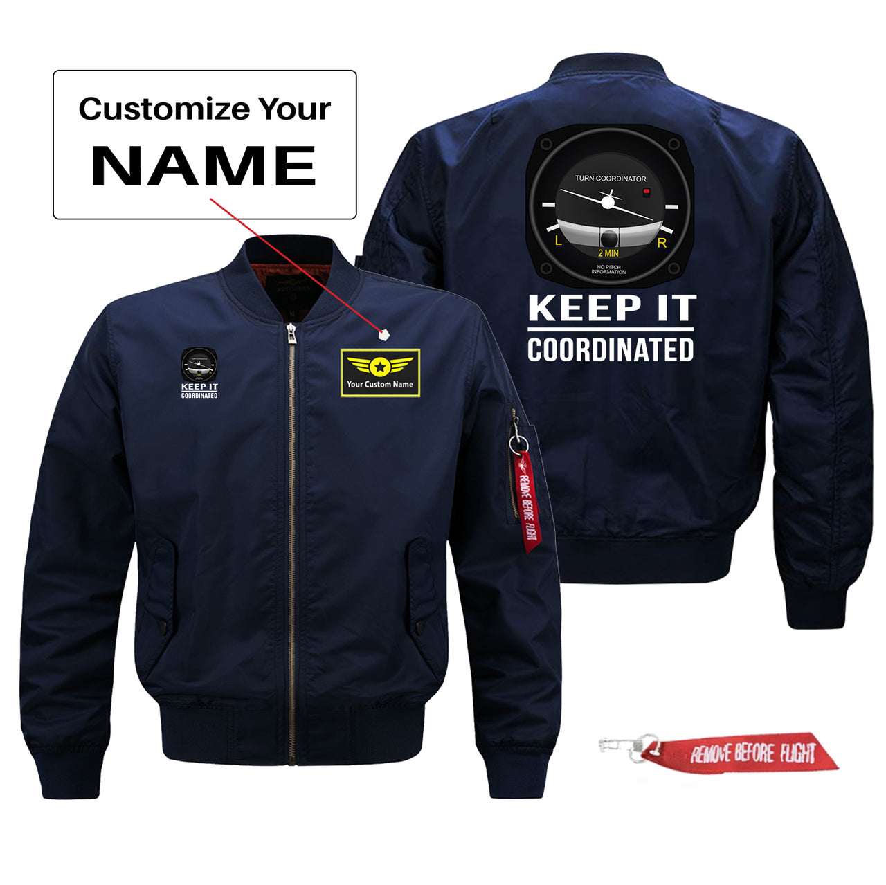 Keep It Coordinated Designed Pilot Jackets (Customizable)