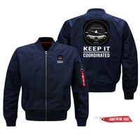 Thumbnail for Keep It Coordinated Designed Pilot Jackets (Customizable)