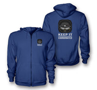 Thumbnail for Keep It Coordinated Designed Zipped Hoodies