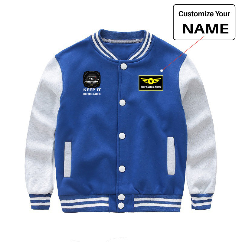Keep It Coordinated Designed "CHILDREN" Baseball Jackets