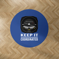Thumbnail for Keep It Coordinated Designed Carpet & Floor Mats (Round)