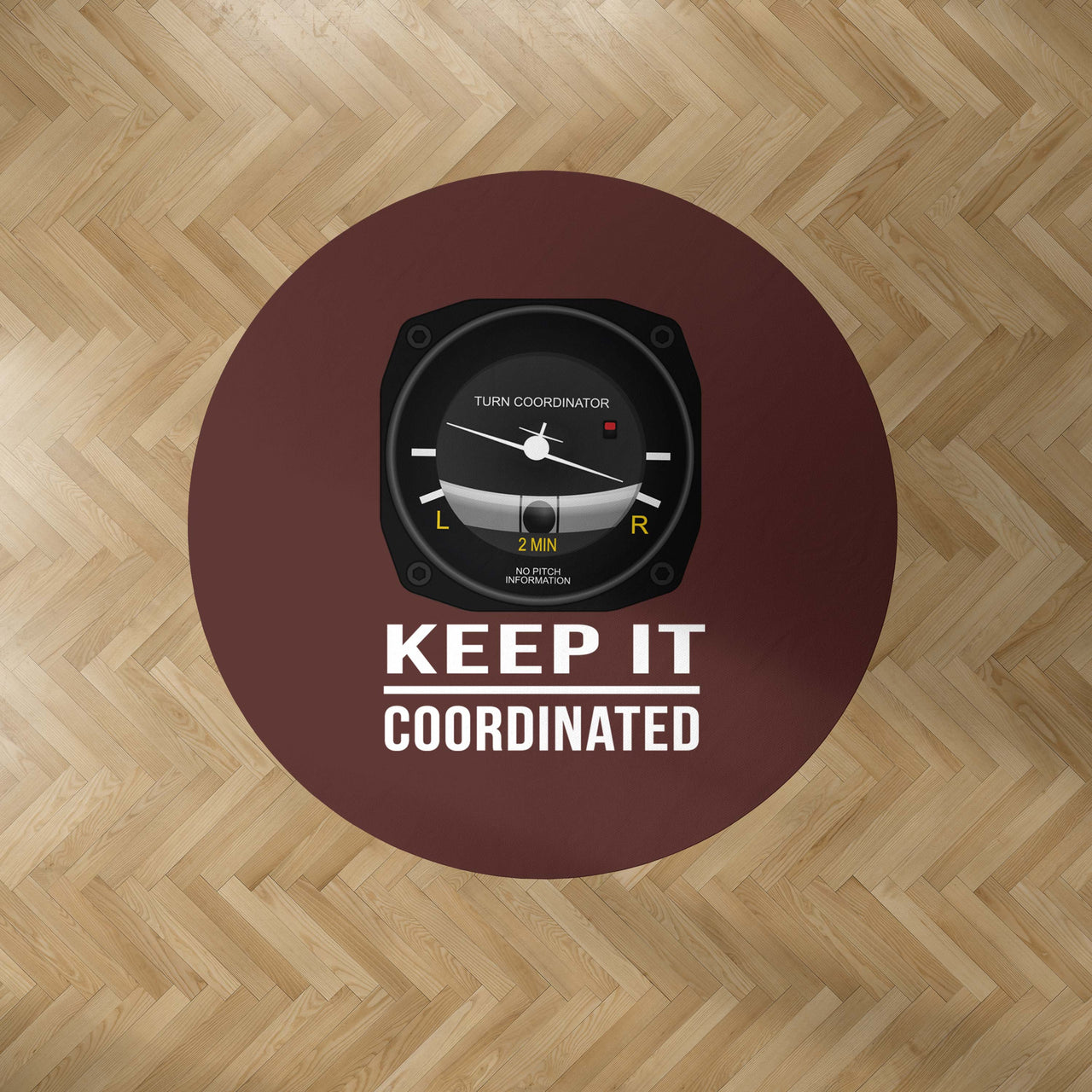 Keep It Coordinated Designed Carpet & Floor Mats (Round)