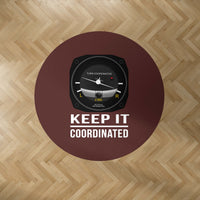 Thumbnail for Keep It Coordinated Designed Carpet & Floor Mats (Round)