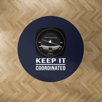 Thumbnail for Keep It Coordinated Designed Carpet & Floor Mats (Round)