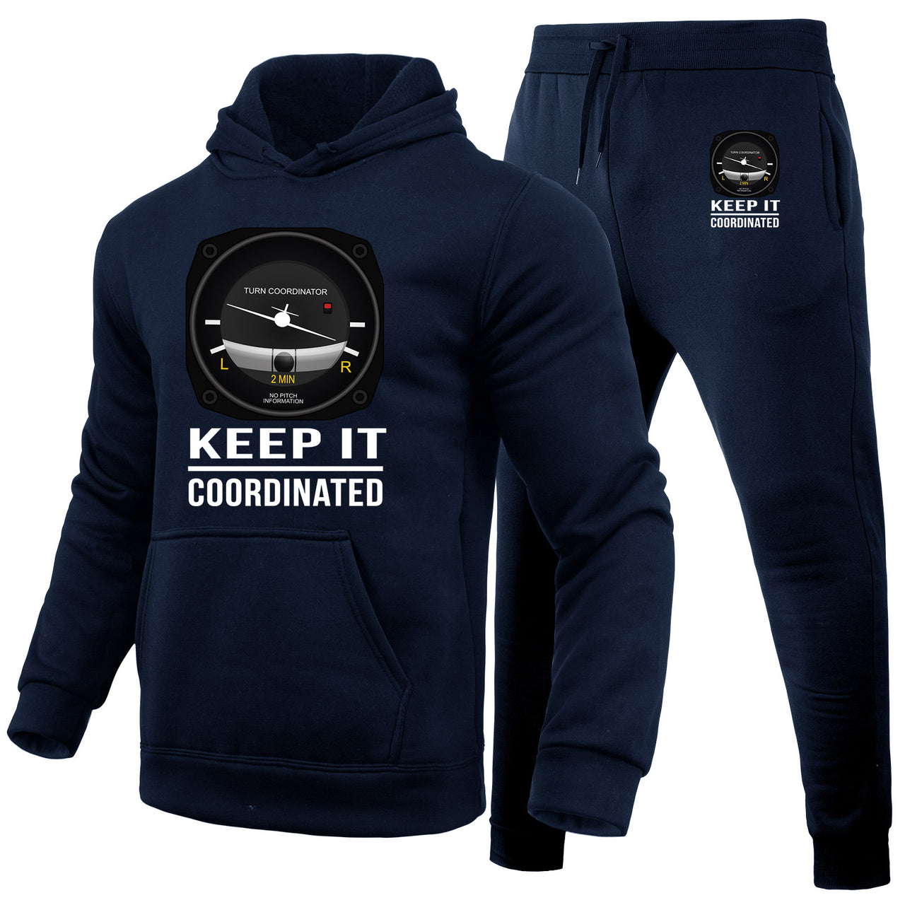 Keep It Coordinated Designed Hoodies & Sweatpants Set