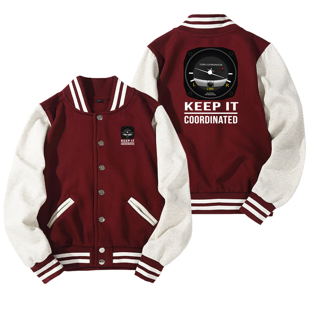 Keep It Coordinated Designed Baseball Style Jackets