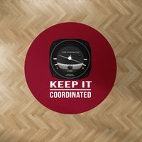 Thumbnail for Keep It Coordinated Designed Carpet & Floor Mats (Round)