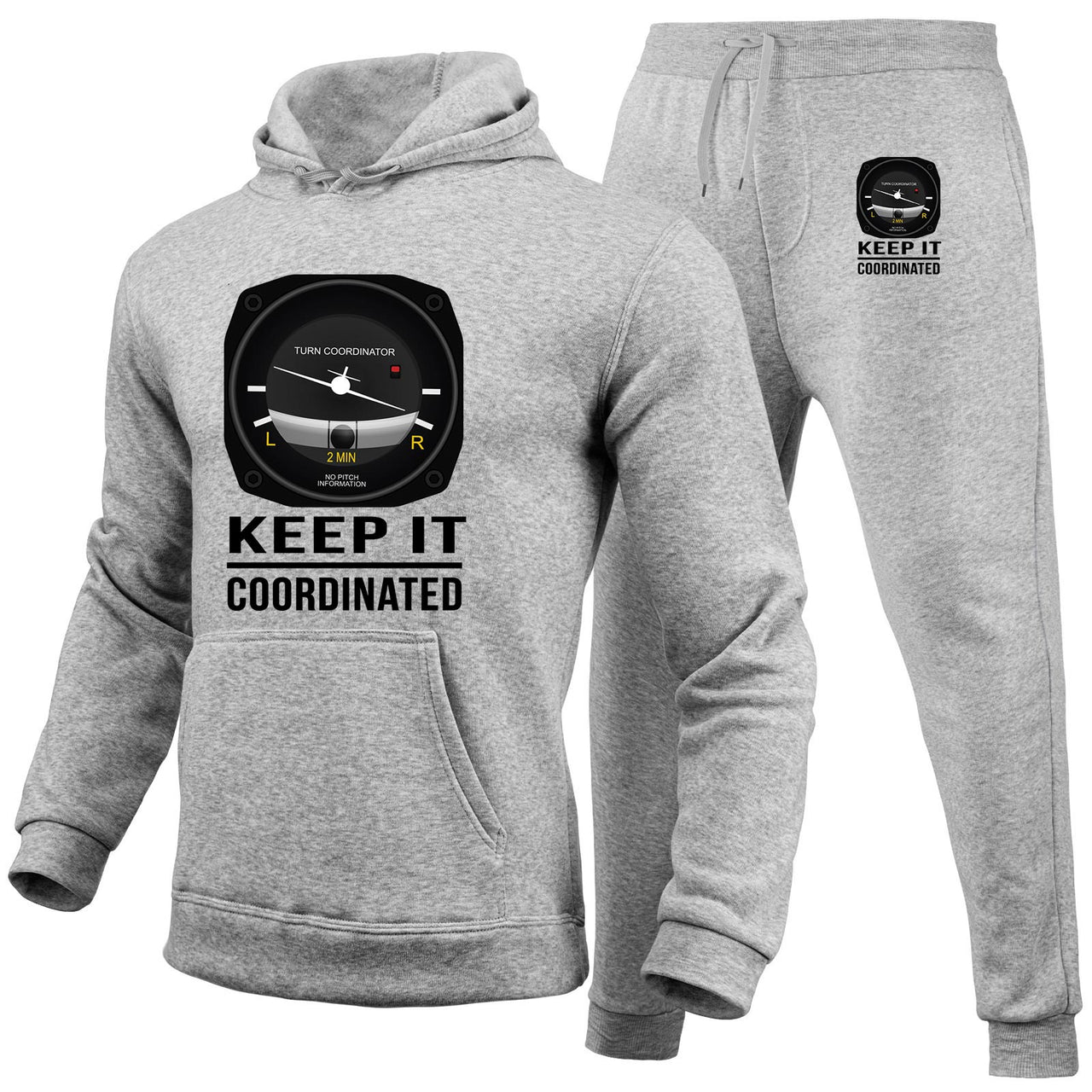 Keep It Coordinated Designed Hoodies & Sweatpants Set