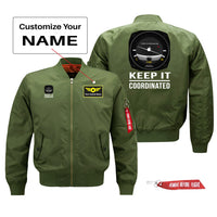 Thumbnail for Keep It Coordinated Designed Pilot Jackets (Customizable)