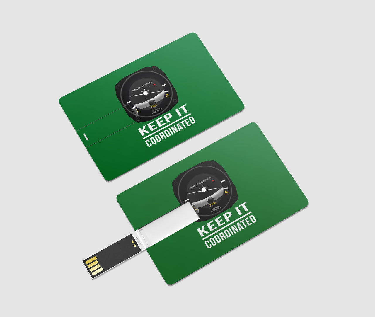 Keep It Coordinated Designed USB Cards
