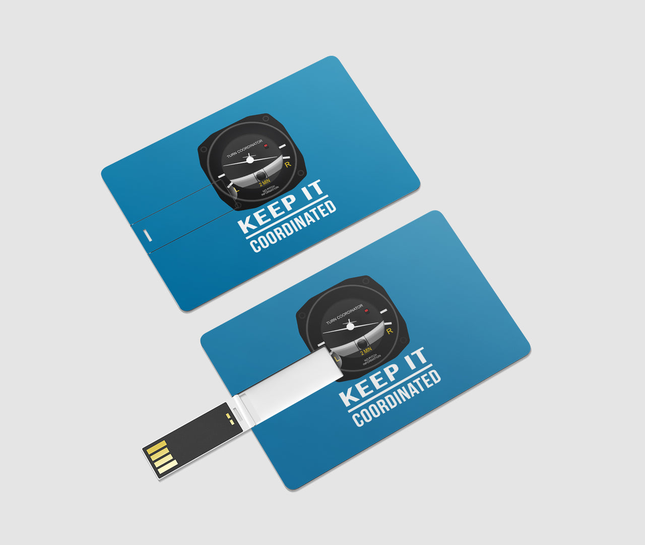 Keep It Coordinated Designed USB Cards