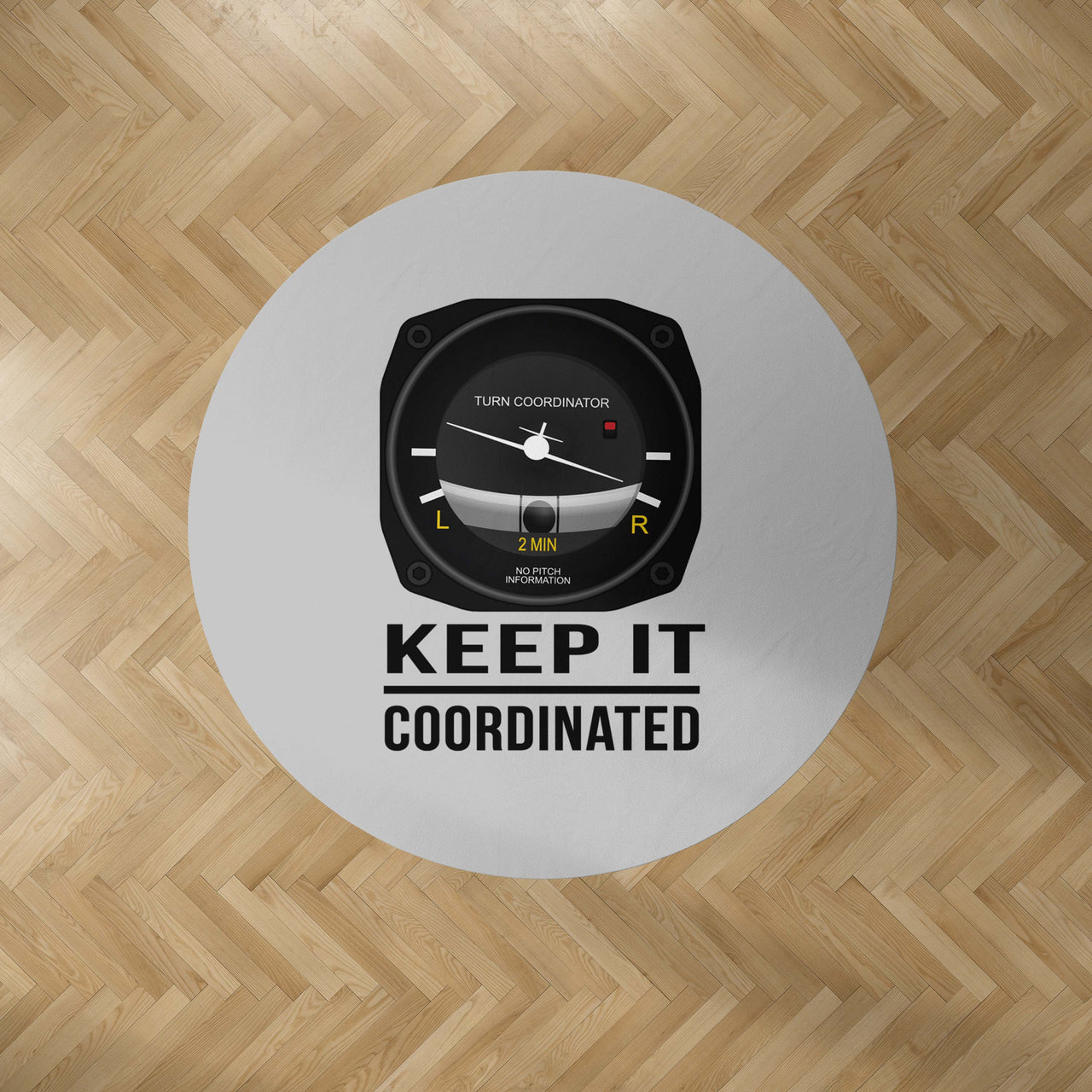 Keep It Coordinated Designed Carpet & Floor Mats (Round)