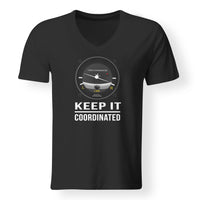 Thumbnail for Keep It Coordinated Designed V-Neck T-Shirts