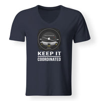 Thumbnail for Keep It Coordinated Designed V-Neck T-Shirts