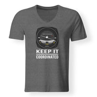 Thumbnail for Keep It Coordinated Designed V-Neck T-Shirts