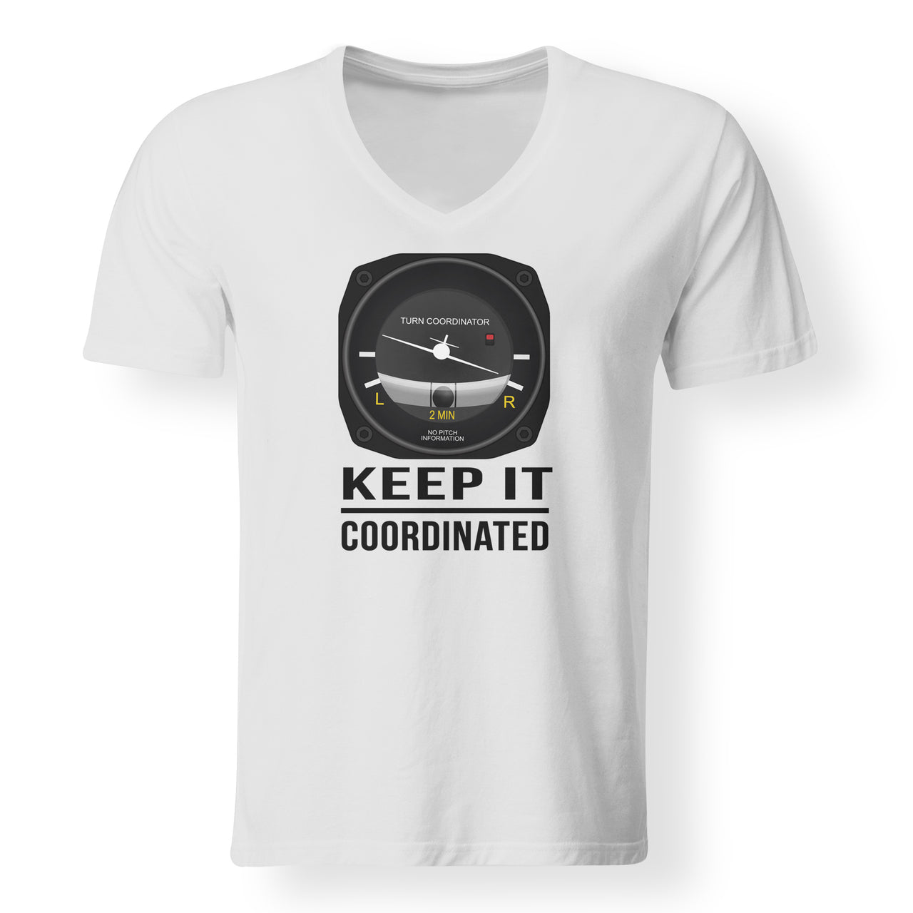 Keep It Coordinated Designed V-Neck T-Shirts