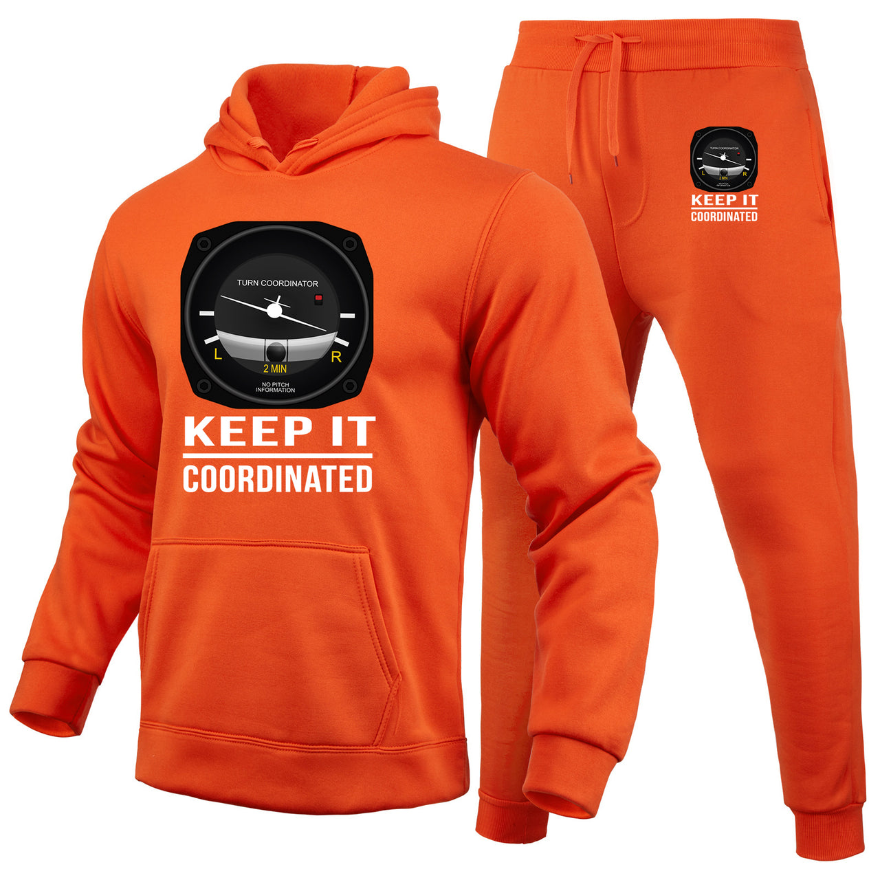 Keep It Coordinated Designed Hoodies & Sweatpants Set
