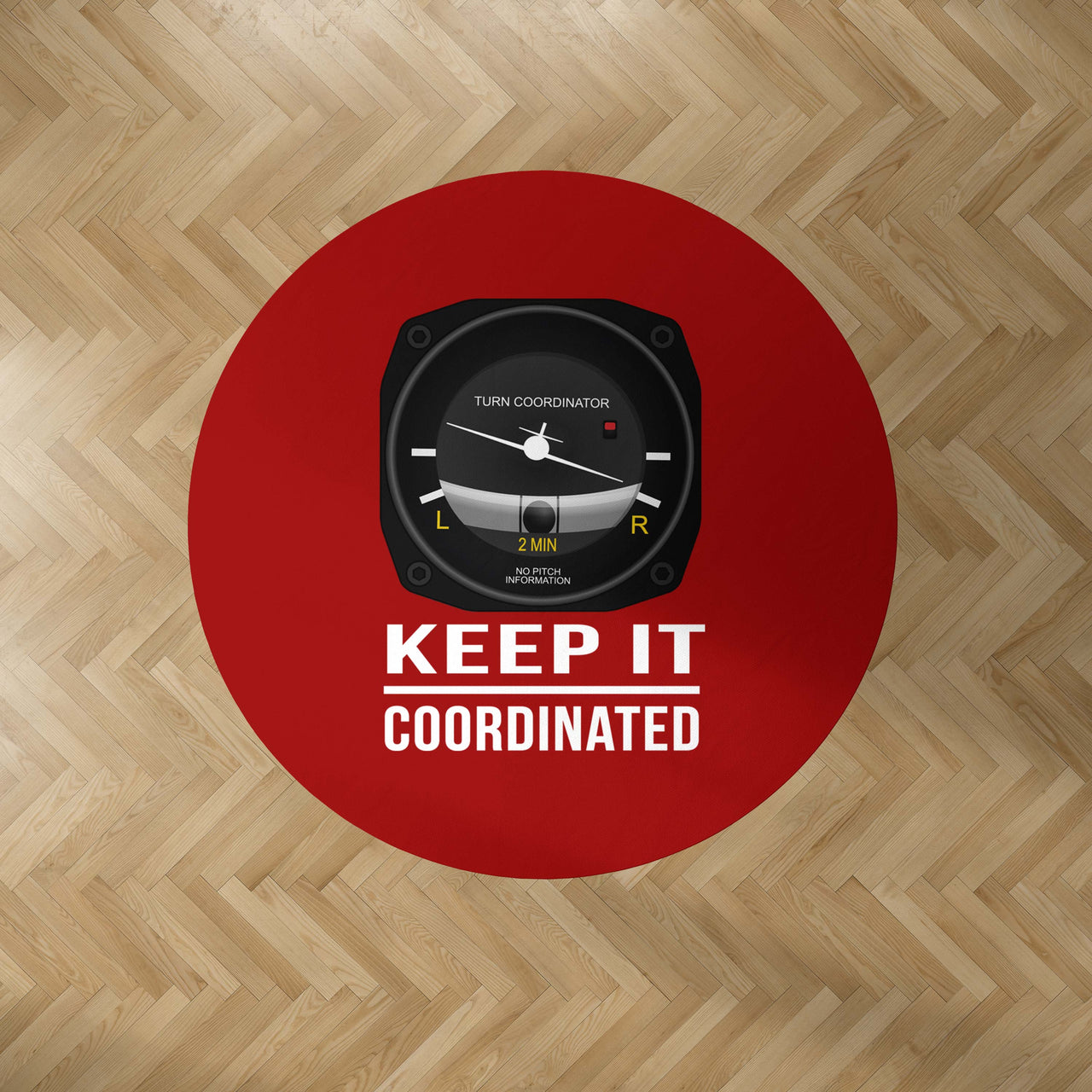 Keep It Coordinated Designed Carpet & Floor Mats (Round)