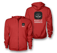 Thumbnail for Keep It Coordinated Designed Zipped Hoodies