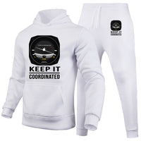 Thumbnail for Keep It Coordinated Designed Hoodies & Sweatpants Set