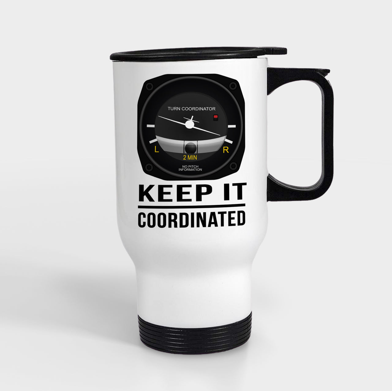 Keep It Coordinated Designed Travel Mugs (With Holder)